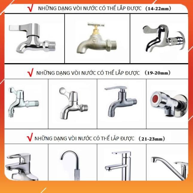 Bộ dây vòi xịt bơm nước tưới rửa ✔, tăng áp 3 lần, loại 20m 206587 đầu đồng,cút đồng+🎁 mở chai