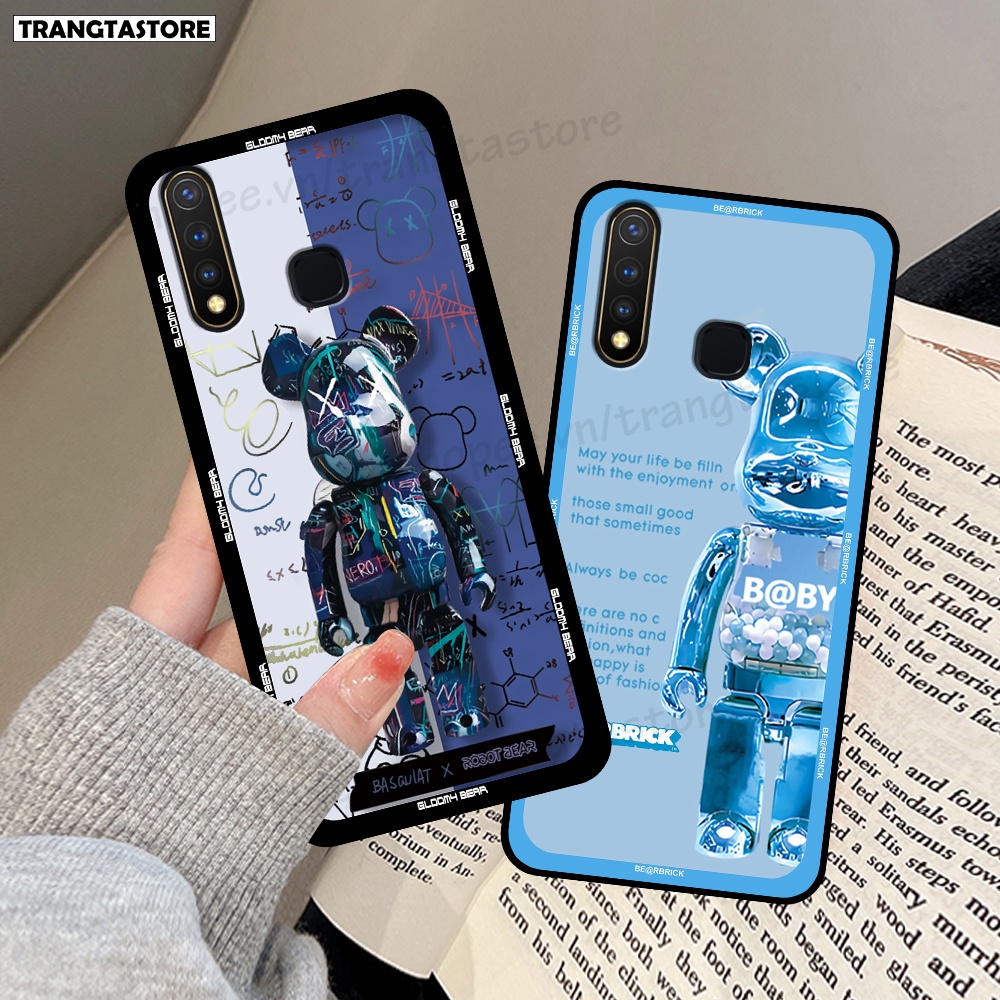 Ốp Vivo Y19 / U3 in hình gấu Bearbrick,Mountain,xanh,đen,đỏ giá rẻ