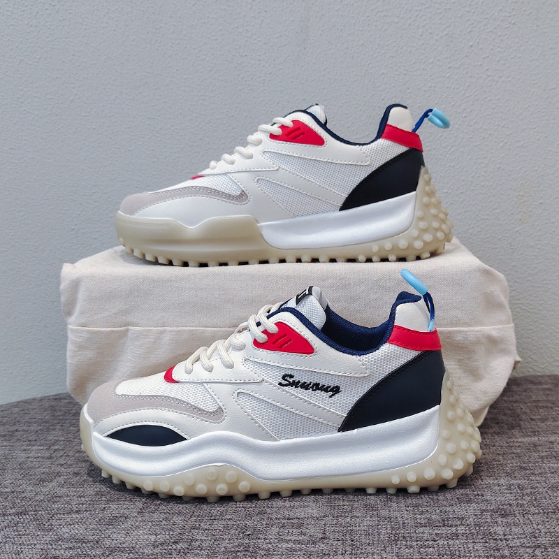 Giày thể thao nữ sneaker trắng đế đinh nhỏ phong cách Hàn Quốc năm 2022 size 36-40 [017]