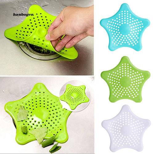 Vỉ lọc rác chống tắc cho bồn rửa tạo hình ngôi sao dễ thương