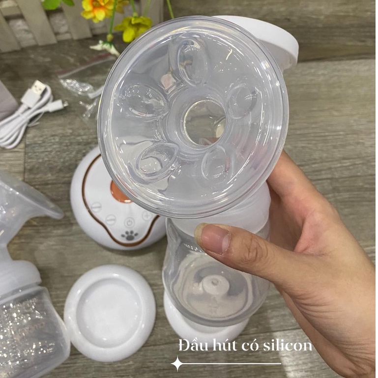 [CÓ MÁT XA] Máy hút sữa điện đôi Cmbear, Hút êm, massage, kích sữa tốt