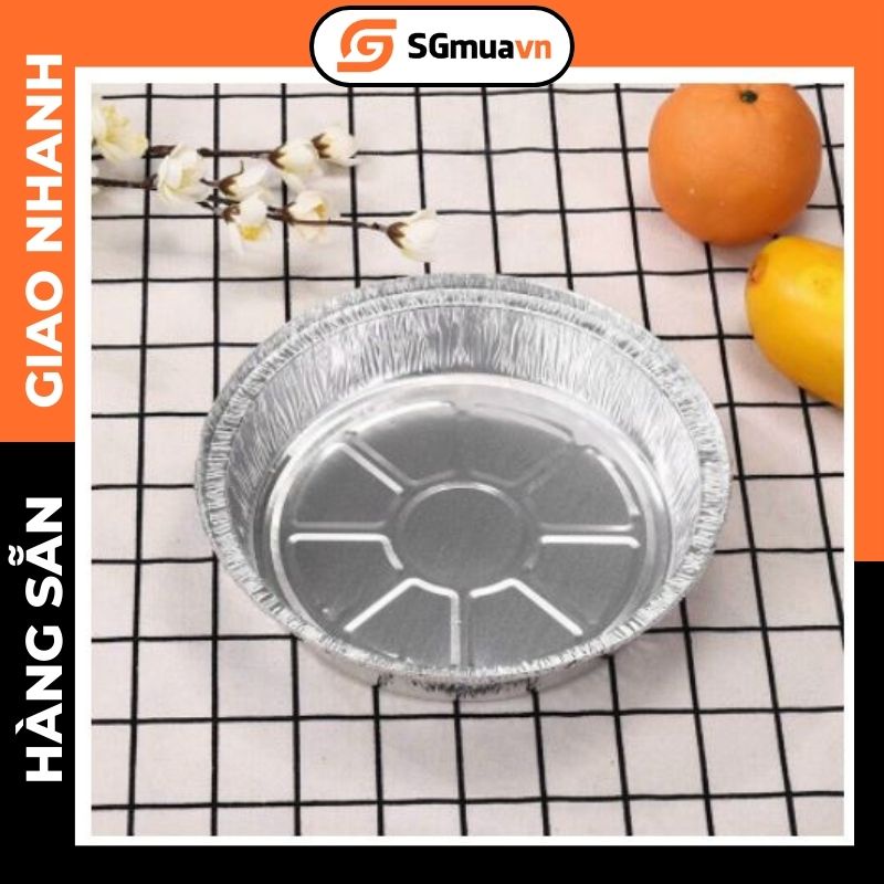 Khuôn giấy bạc nướng, khay đựng thực phẩm lót NCKD và các loại lò nướng, nướng trực tiếp trên bếp gas