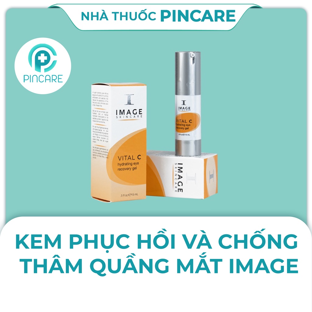 Kem phục hồi và chống thâm quầng mắt Image Skincare Vital C Hydrating Eye Recovery Gel 15ml -Hàng chính hãng-PinCare