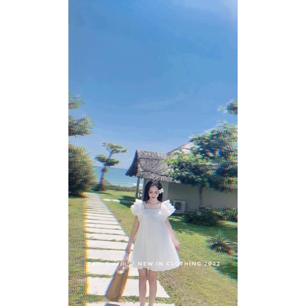 THUYBIESHOP | váy dập li tầng - lona dress