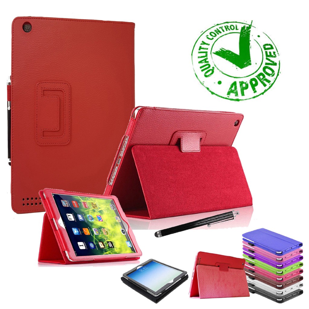 Smart protective PU leather case for iPad 1 2 3 4 5 6