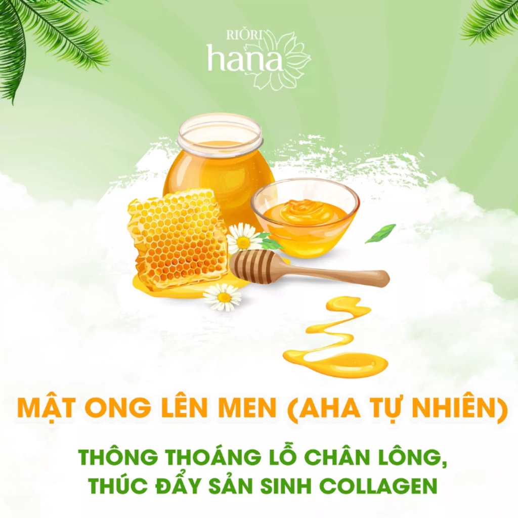 Tẩy Tế Bào Chết Da Mặt Riori Honey Scrub 120g - Gel Làm Sạch Da Chết dịu nhẹ phù hợp mọi loại da kể cả da dầu mụn