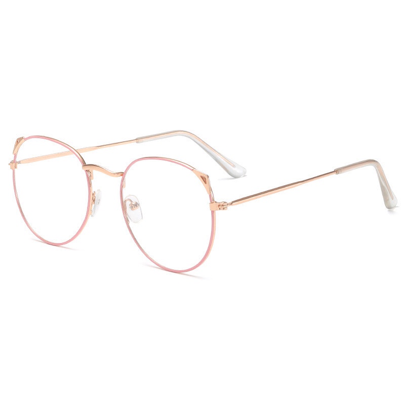 Mắt Kính Gọng Tròn Kim Loại Thời Trang Hàn Quốc Dành Cho Nam Nữ
