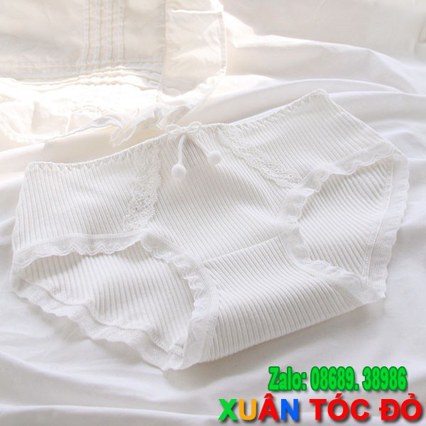SỈ ZALO RẺ HƠN NHIỀU_ Quần Lót 5 Kiểu Trắng Có Nơ Cực Xịn 5095 | BigBuy360 - bigbuy360.vn
