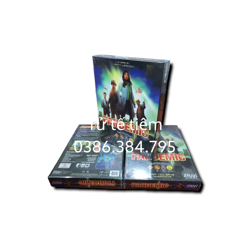 Trò Chơi Board Game PANDEMIC Tiếng Anh Chất Lượng Cao