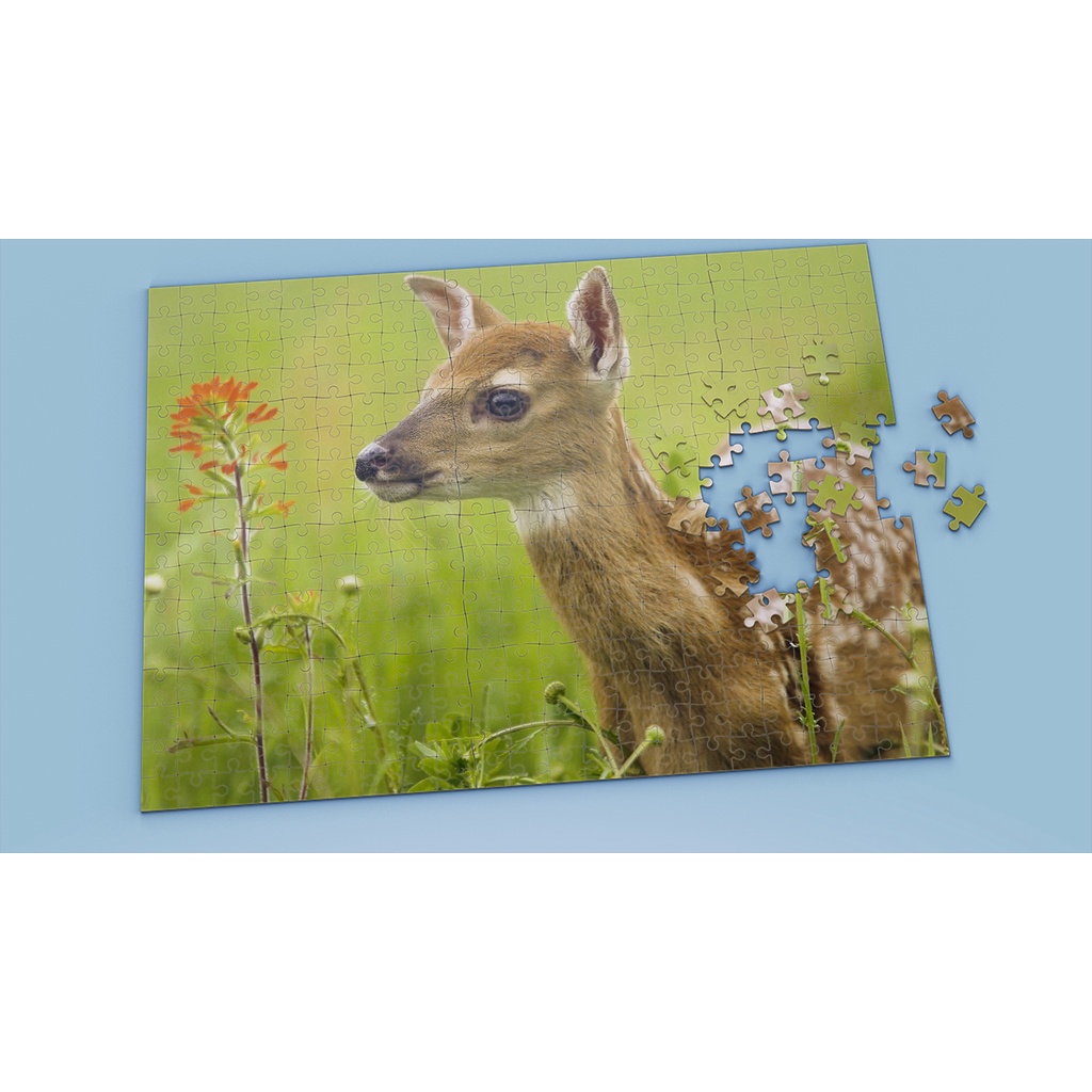 Tranh ghép hình DEER - Mẫu 3 - Nhận in theo yêu cầu