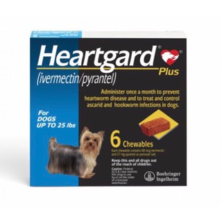 1 Viên HEARTGARD >11kg loại bỏ giun đũa, giun móc, giun tim cho chó.