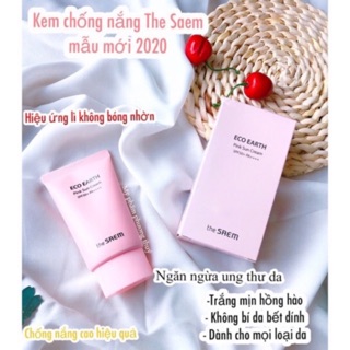 Kem chống nắng The Seam hồng