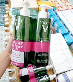 (Hàng Pháp nội địa) Sữa rửa mặt Vichy Normaderm 400ml