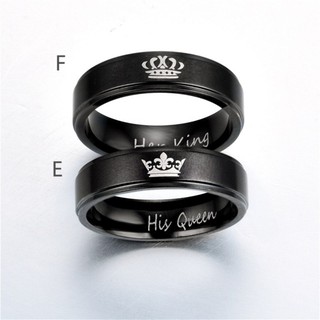 Nhẫn/Nhẫn đôi/Her King His Queen