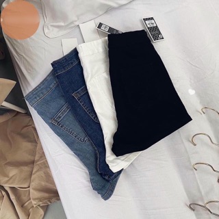 Quần sort Jean co giãn lưng cao siêu tôn dáng