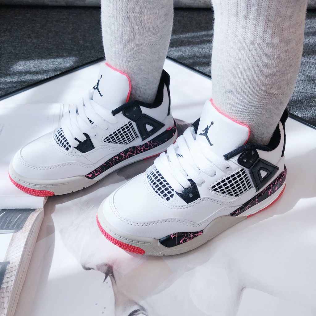 Giày Thể Thao Air Jordan AJ4 Thời Trang Năng Động Cho Bé