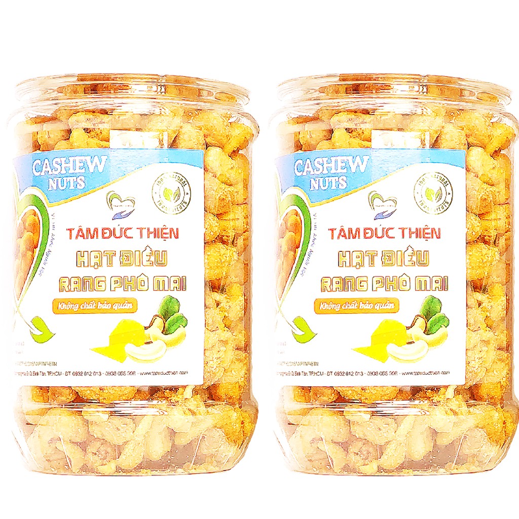 Hộp Hạt Điều Rang Phô Mai[Nguyên Liệu Sạch]Tâm Đức Thiện - Hộp 250GR | BigBuy360 - bigbuy360.vn