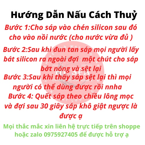 [ Sáp Cao Cấp + Bát Silicon + Mỡ Trăn ] Combo sáp wax thơm kèm Bát silicon + Mỡ trăn tặng que gỗ