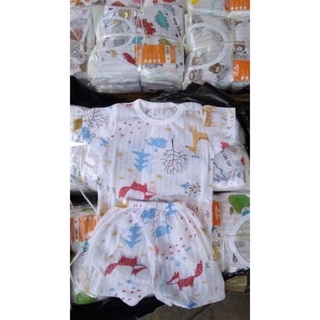 Bộ quần áo ba lỗ giấy cho bé tt