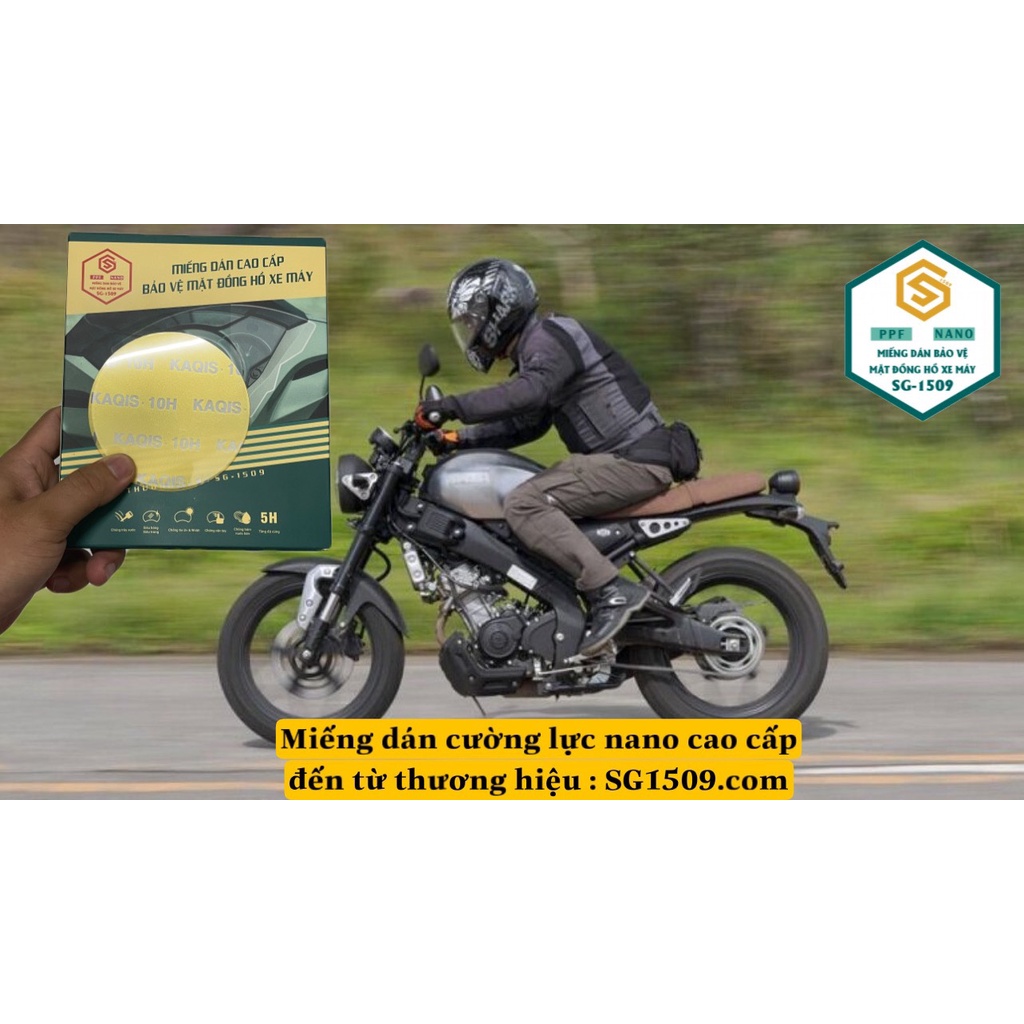 PPF XSR 155 ,miếng dán cường lực và ppf bảo vệ mặt đồng hồ xe máy PPF YAMAHA XSR 155 chống trầy xước màn hình xsr155.