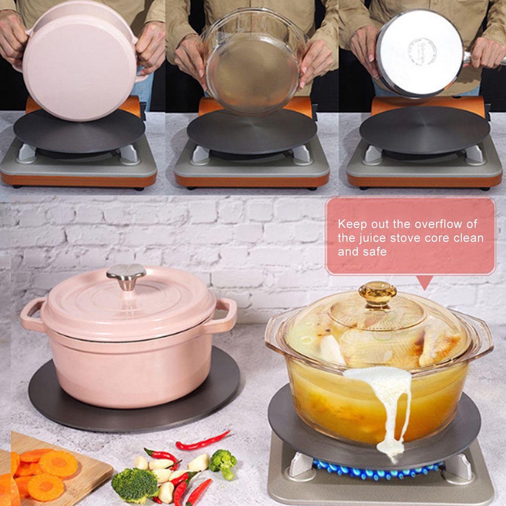 YIYU Khay Rã Đông Dày 4mm Màu Đen Chuyên Dụng Cho Bếp Ga