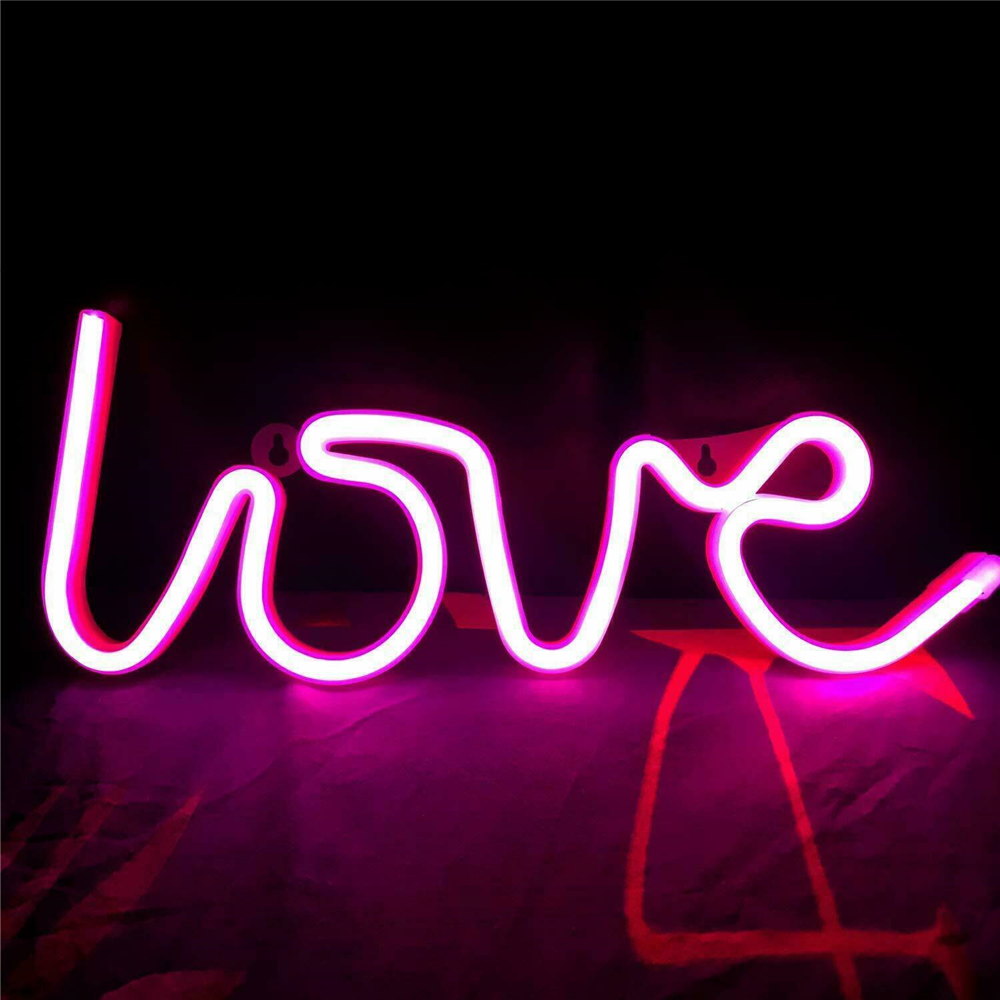 Đèn Led Neon Hình Chữ Love Trang Trí Tiệc