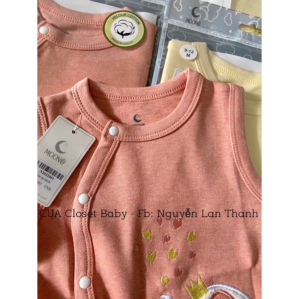 Áo ghi lê Moon chất siêu mềm cho bé