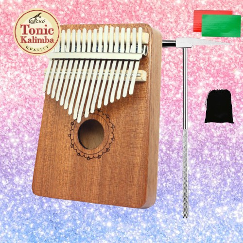 Đàn Kalimba 17 phím kiểu dáng tiện dụng GECKO-KIMI-HLURU046