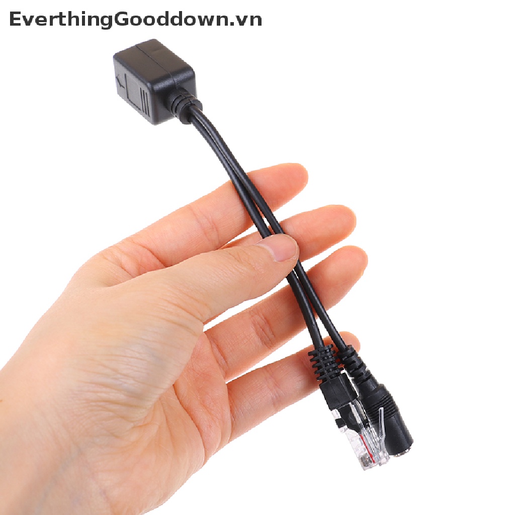 1 Bộ Dây Cáp Chia POE Ethernet Chuyển Đổi POE