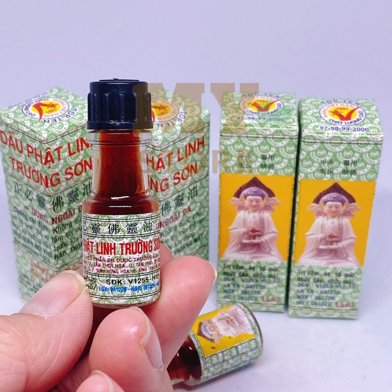 (Chính Hãng) Dầu Gió Phật Linh Trường Sơn Loại Nhỏ 1,5ml