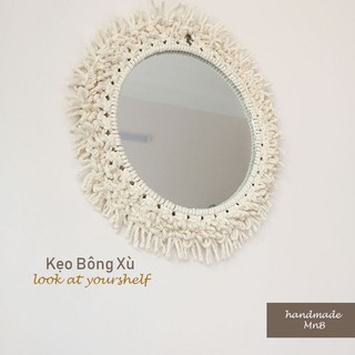 🌺 🌺 Gương tròn size 30 làm Macrame, trang trí decor 🌺 🌺