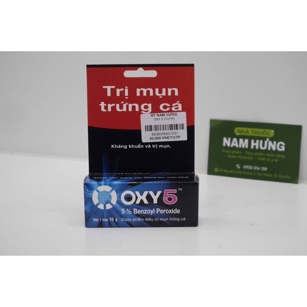Gel chấm mụn viêm OXY - Benzoyl Peroxide
