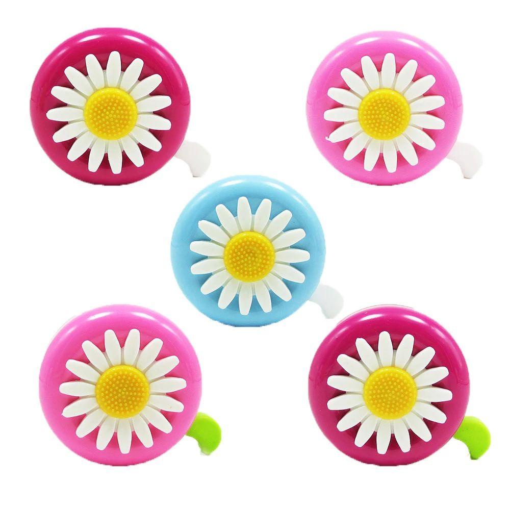 MIQUEL Chuông Xe Đạp Hình Hoa Cúc Hoạt Hình Vui Nhộn Bằng Nhựa Hợp Kim