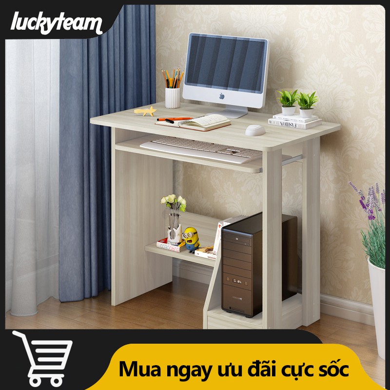 Bàn máy tính bàn học gỗ đơn giản dễ phối nội thất văn phòng kiểu Bắc Âu gọn nhẹ - FU215