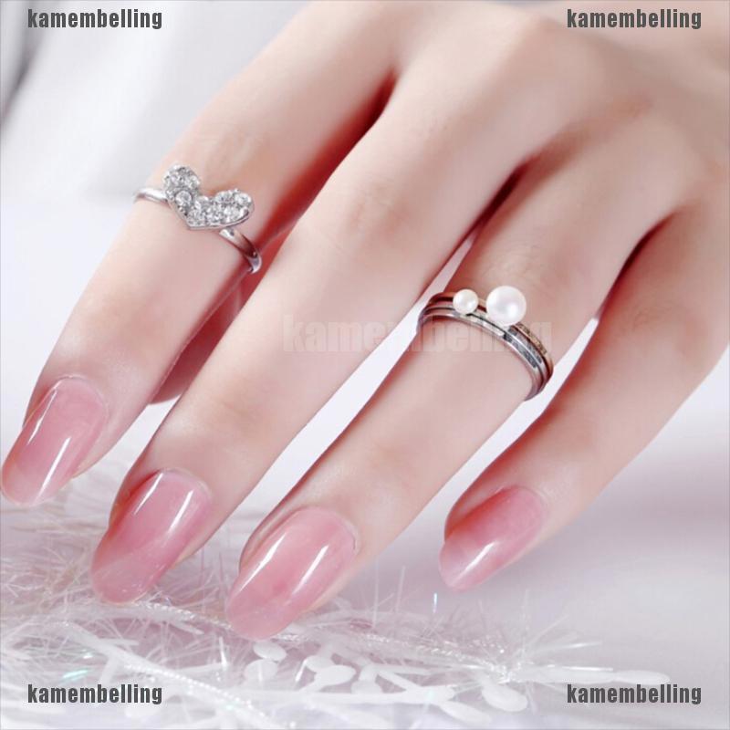 CLEAR Set 24 Móng Tay Giả Màu Hồng Xinh Xắn