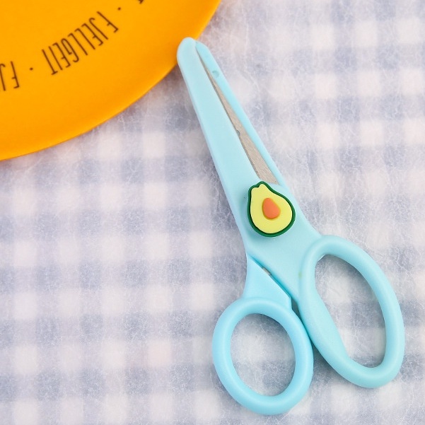 Kéo thủ công cắt giấy mini cute an toàn cho bé học sinh