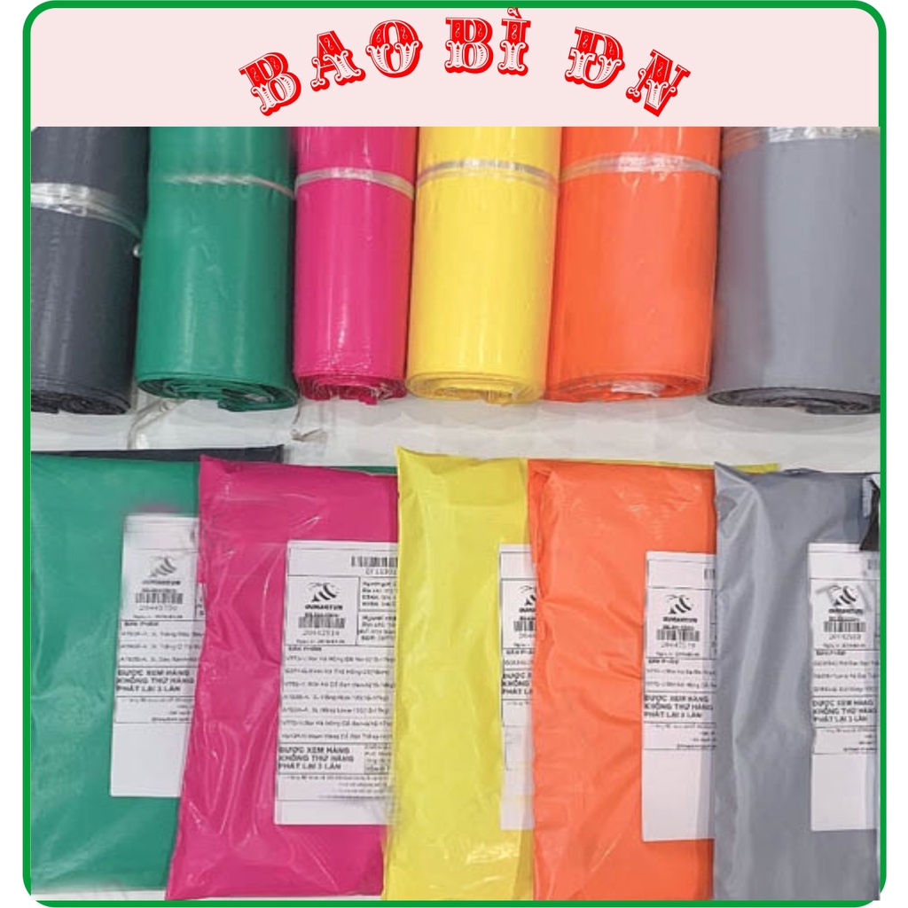 Túi gói hàng niêm phong tự dính - túi đóng hàng chuyển phát nhanh có sẵn keo dính Size 28x42 NHẬN IN LOGO