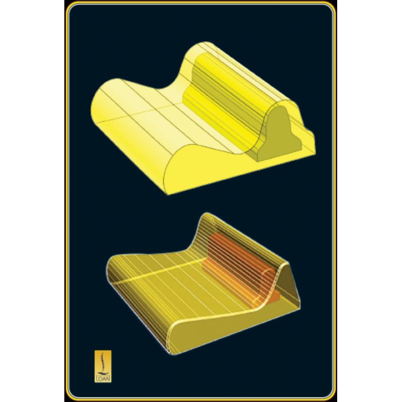 Gối cổ DoctorLoan F4- Gối điều trị thoát vị đĩa đệm, vẹo, trượt đốt sống cổ. Doctor Loan