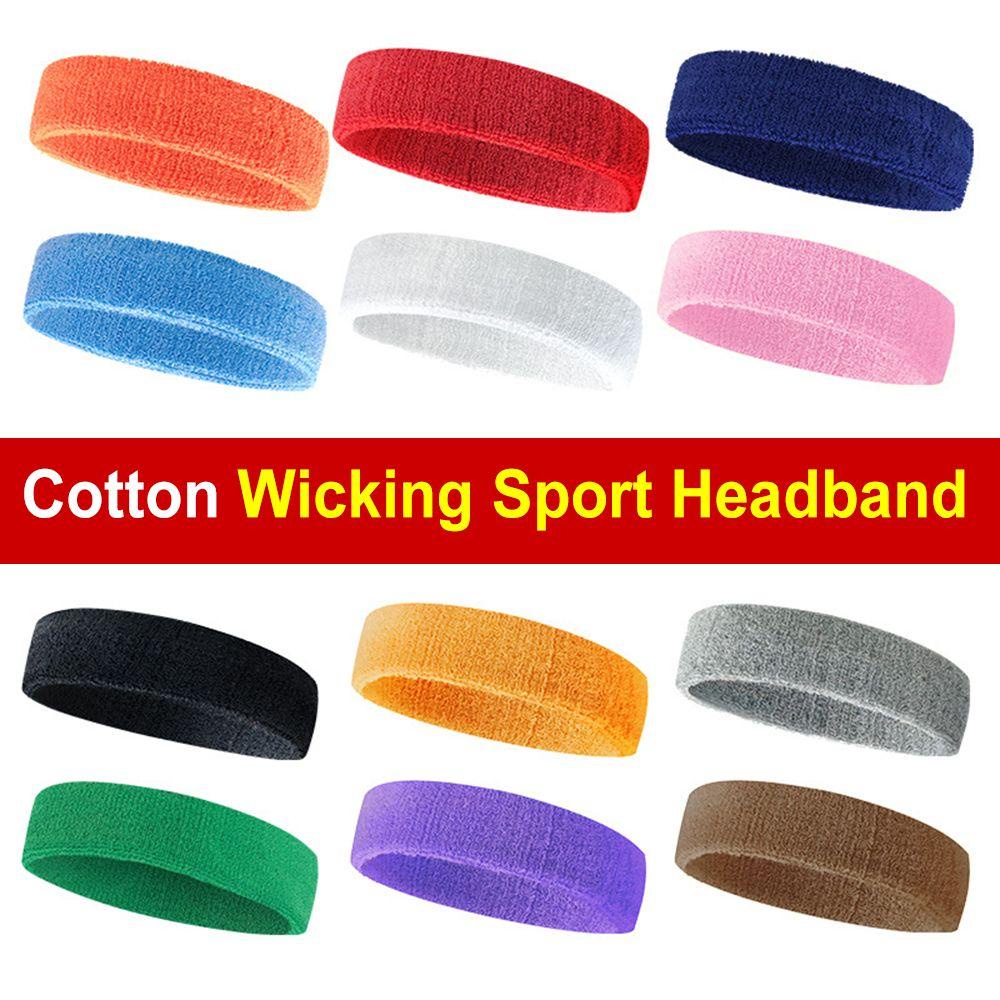 Băng Đô Cotton Co Giãn Thấm Hút Mồ Hôi Dùng Khi Tập Yoga / Gym / Tennis / Bóng Rổ