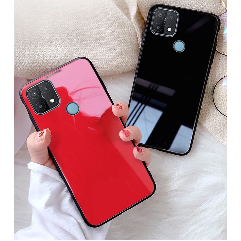 Ốp Lưng OPPO A15/A15s Mặt kính gương sáng bóng cao cấp