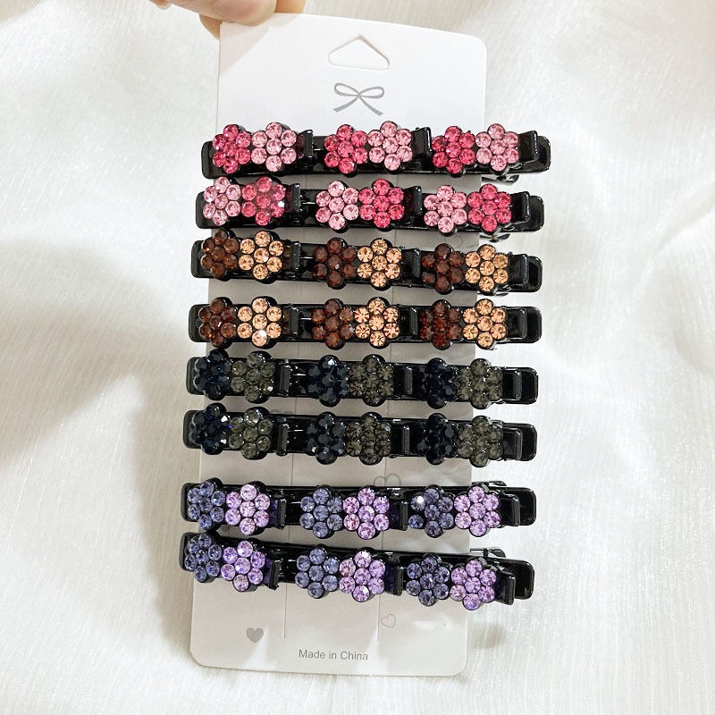 Kẹp Tóc Hai Lớp Kiểu Bện Đơn Giản Thời Trang Hàn Quốc 2022