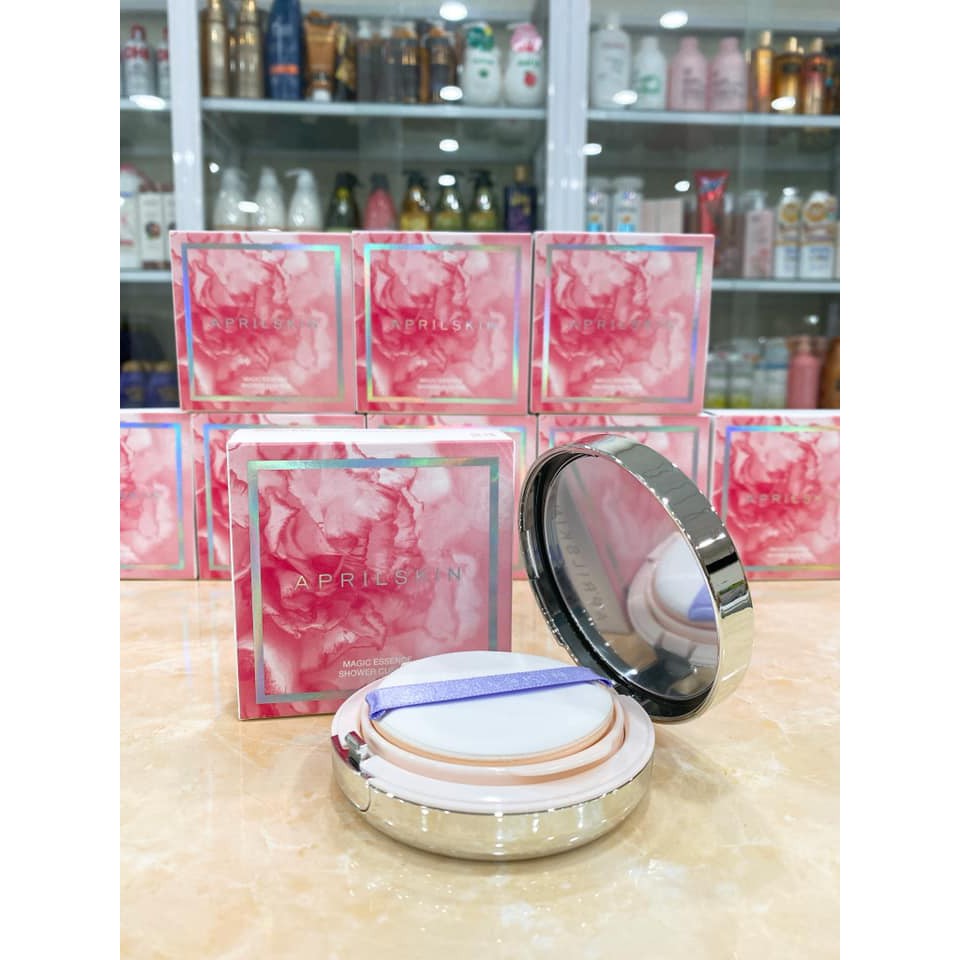 Phấn Nước Aprilskin Magic Essence Shower Cushion Hàn Quốc (Mới 2019) | BigBuy360 - bigbuy360.vn
