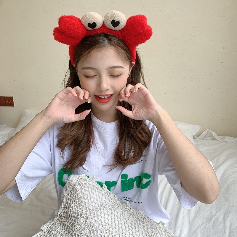 Bờm cài tóc cua cute.