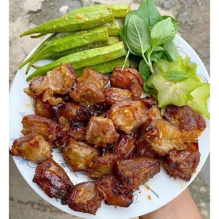 [HỎA TỐC SG] Chẳng dừng ướp sa tế nướng giòn thơm ngon 1kg