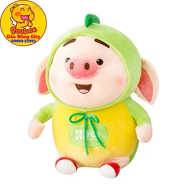 Heo Bông - Lợn Bông Cosplay Tiktok Bò Sữa kích thước thực 64cm - 1260gr