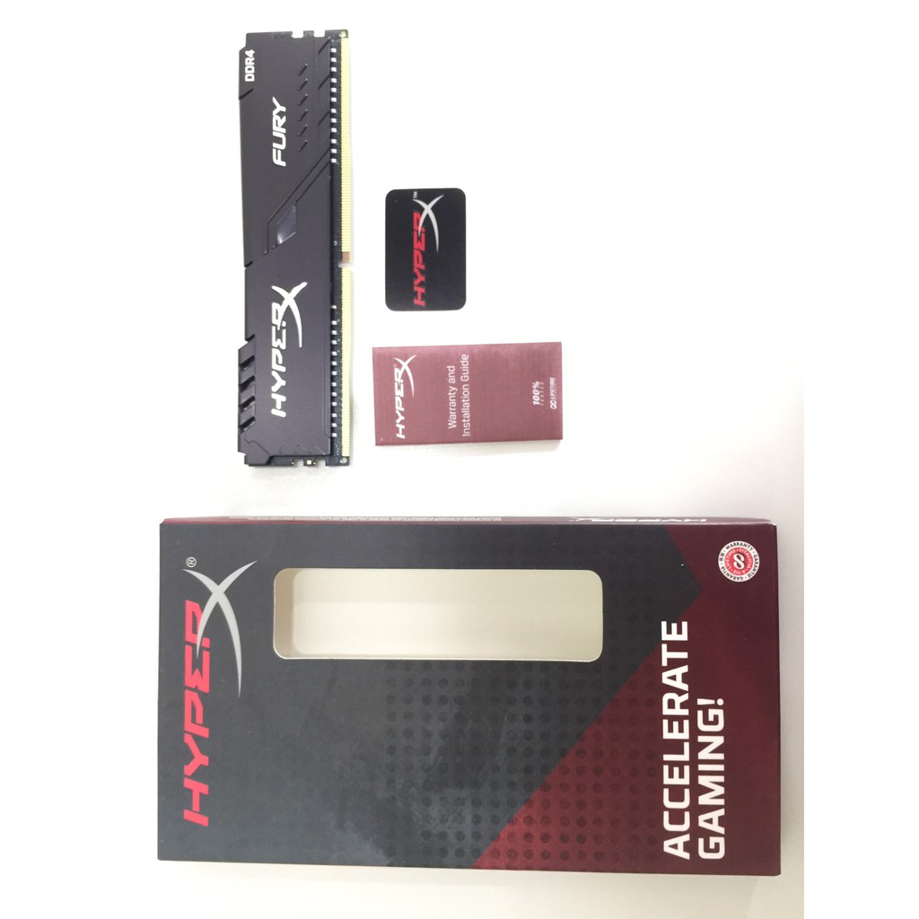 RAM Kingston HyperX fury DDR4 8GB Bus 2666 - Chính hãng