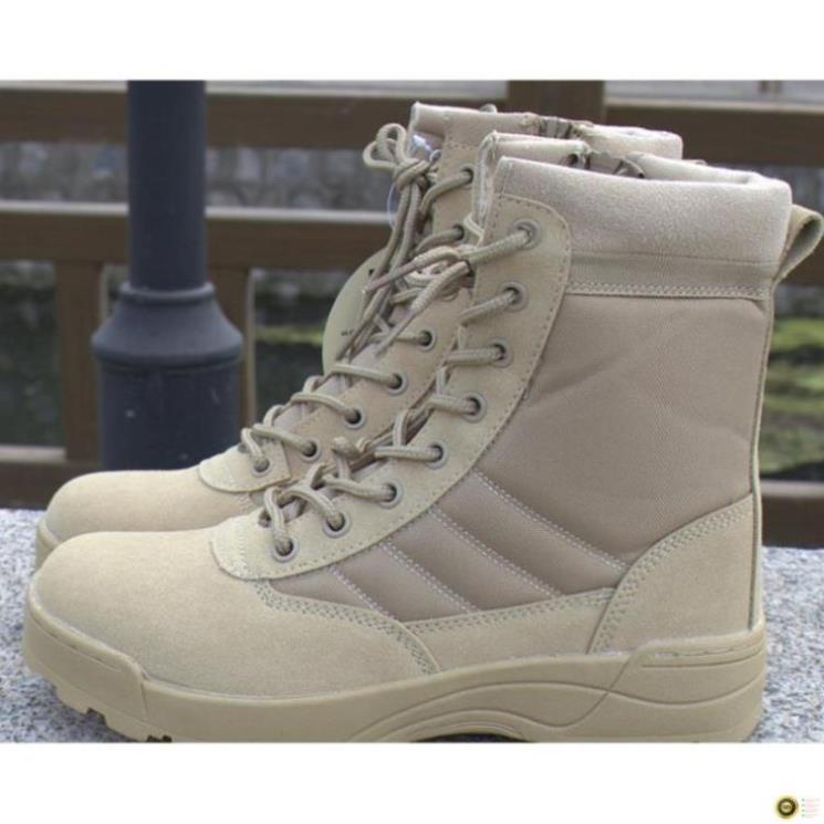 Free Giày Boot LÍNH MỸ SWAT Cao Cổ Phong Cách Quân Đội Có Sẵn ⚡ CHẤT sịn : ' # ! xả