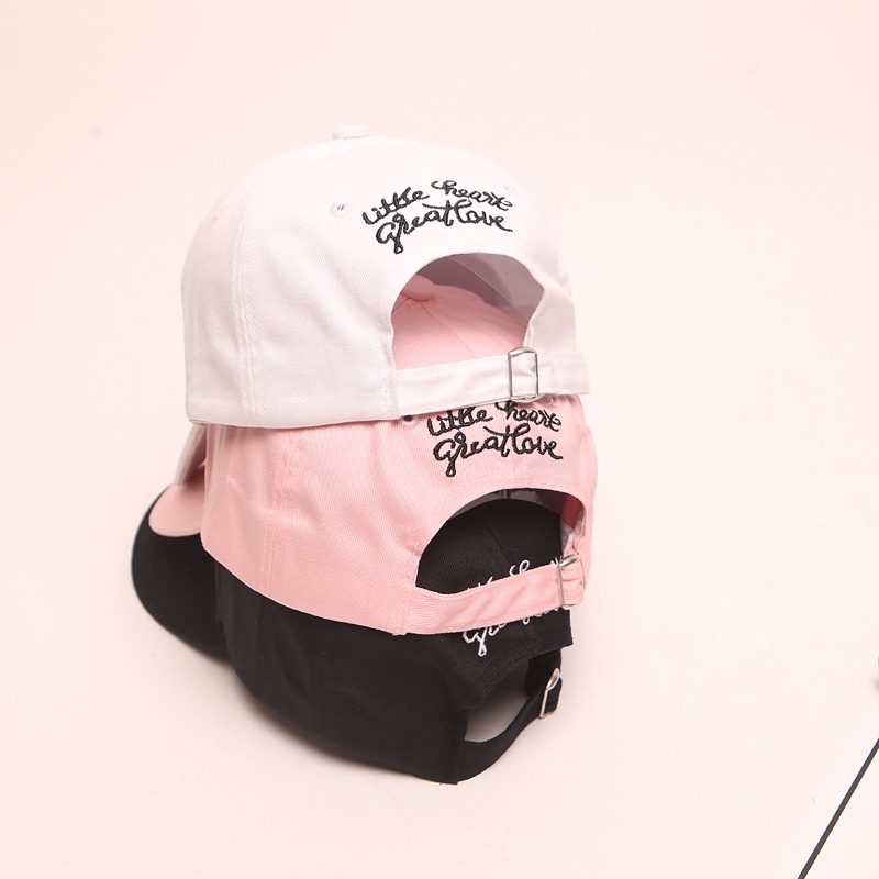 Mũ Lưỡi Trai LINJW Thêu Họa Tiết Chữ Sành Điệu Hợp Thời Trang