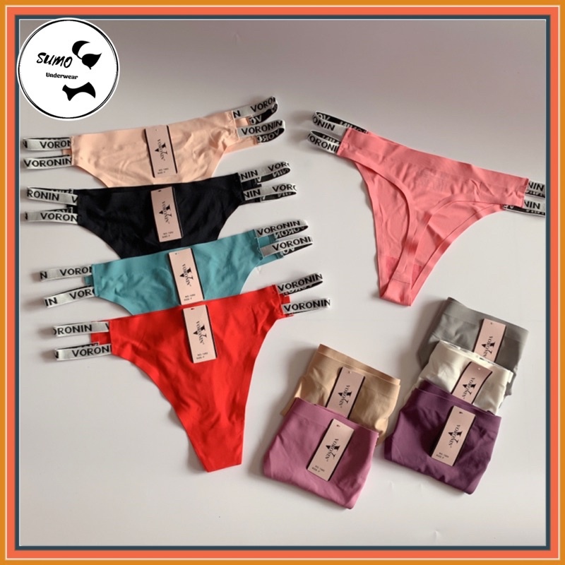 Quần lót su đúc lọt khe không lộ viền, siêu nhẹ mát dễ chịu. , dây chạy chữ secxy, gợi cảm. By SUMO Underwear.