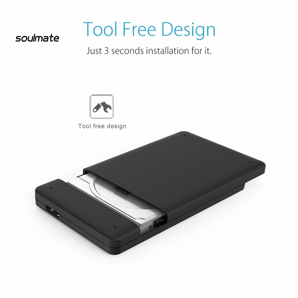 Bộ vỏ đựng ổ cứng HDD 2.5" 2TB có cổng USB 3.0 | BigBuy360 - bigbuy360.vn